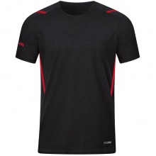 JAKO Sport T-shirt Challenge - Polyester-Stretch-Jersey black/red Boys